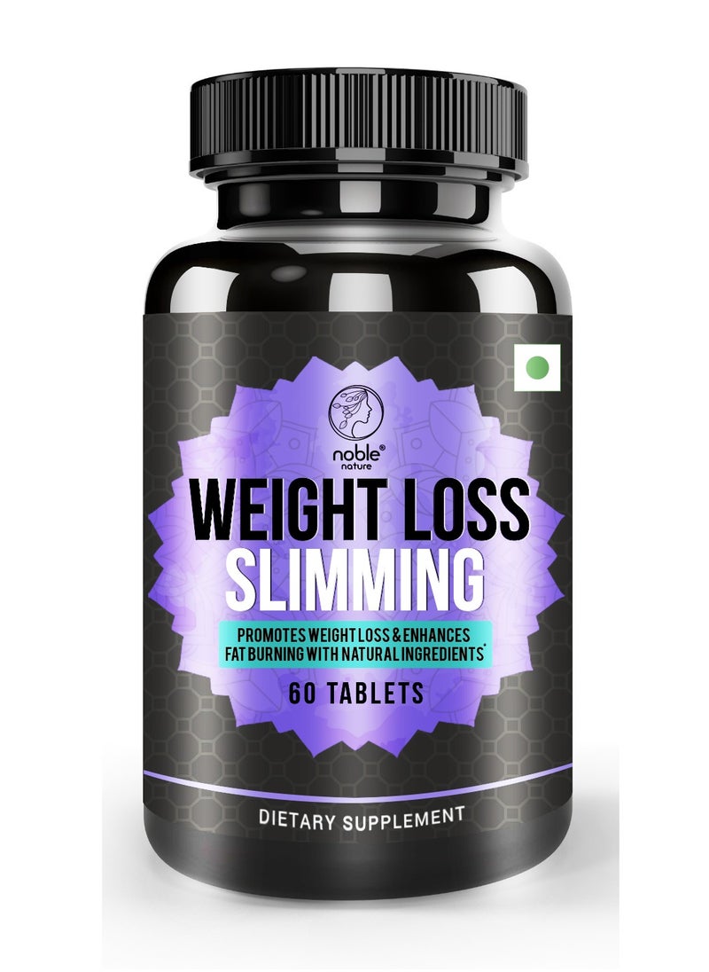 noble nature Noble Nature Weight Loss Slimming - 60 Tablets - Promotes Weight Loss and Enhances Fat Burning with Natural Ingredients  - Image 1