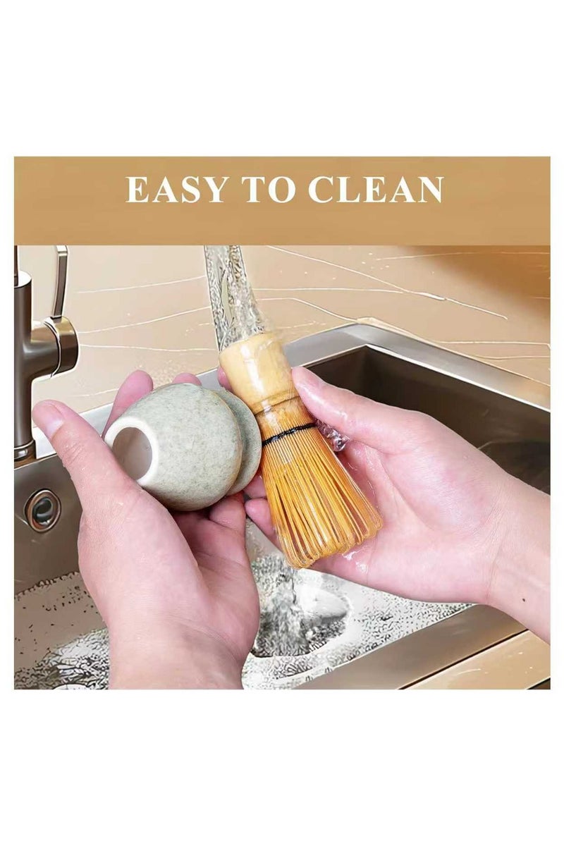 TDAO Matcha Whisk Set 4-Piece Natural Bamboo Matcha Making Tools Kit Includes Whisk Sifter Tea Scoop Spoon Ceremony Accessory Gift for Beginners Daily Use - Image 5