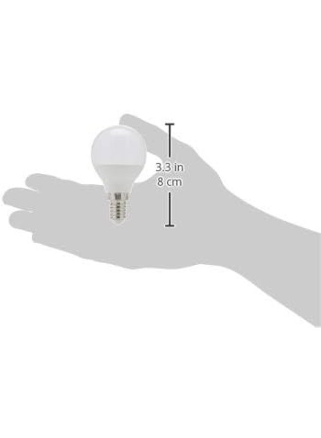 Narken 1 Pack 7W Small Edison Screw Daylight Cool white 6500K LED Power Saving Plastic coated Aluminum Round Lamp Bulb Light. - Image 2