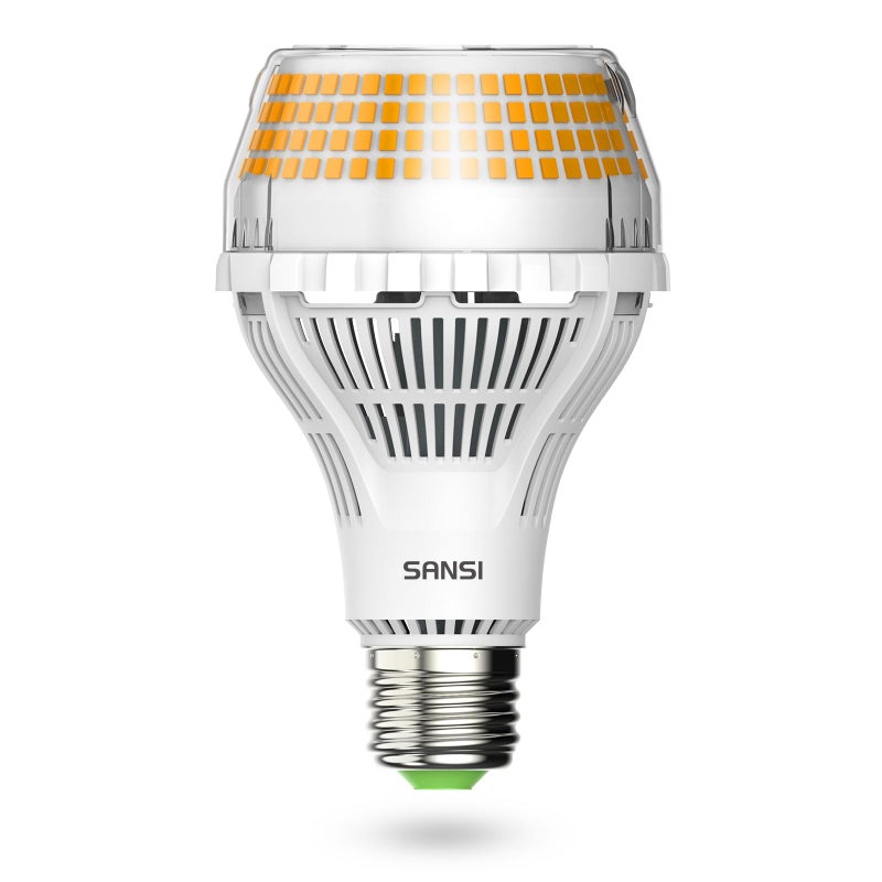 Sansi مصباح LED SANSI بقوة 400 واط مكافئ، 3000 كيلفن أبيض دافئ ناعم 6000 لومن عالي E26، مصباح غير قابل للتعتيم بتقنية السيراميك، مصباح موفر للطاقة بقوة 40 واط للمكتب المنزلي - Image 1