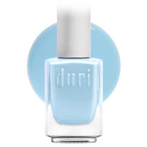 duri Nail Polish 107S Cloud True Blue Pastel Blue Color - Image 2
