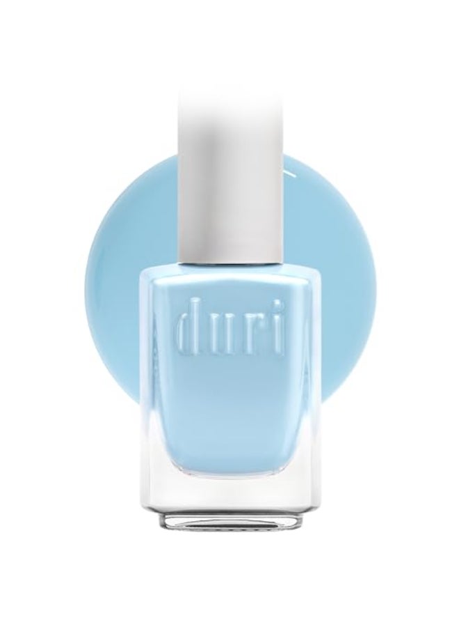 duri Nail Polish 107S Cloud True Blue Pastel Blue Color - Image 1