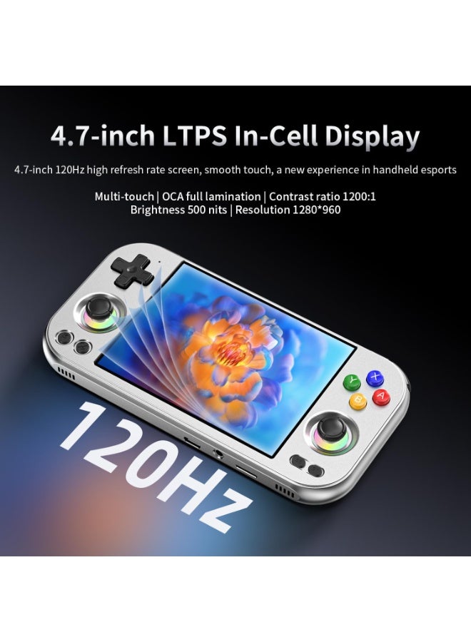 ANBERNIC RG477M Retro Handheld Game Console, Aluminum Alloy CNC Dimensity 8300 Android14 System 4.7-inch Touch Console WiFi/Bluetooth Hall joystick 5300mah 12+ 256gb128G TF Card - Image 2