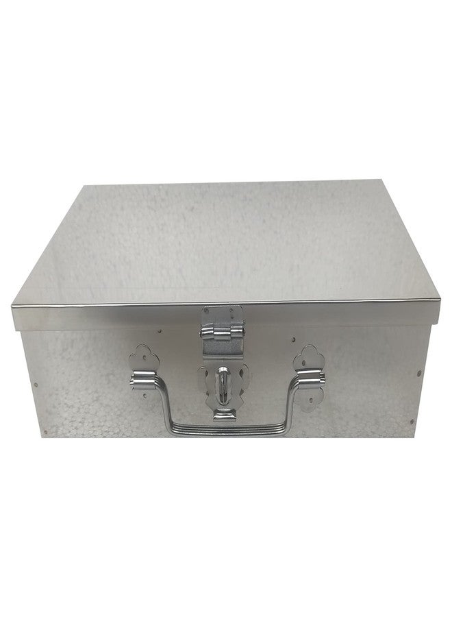 GinoSet Stainless Steel Spice Box, 6 Compartment, Masala Dabba Peti, Utility Container,(Steel)(W-10, H-3, L-7 Inch), Silver - Image 4