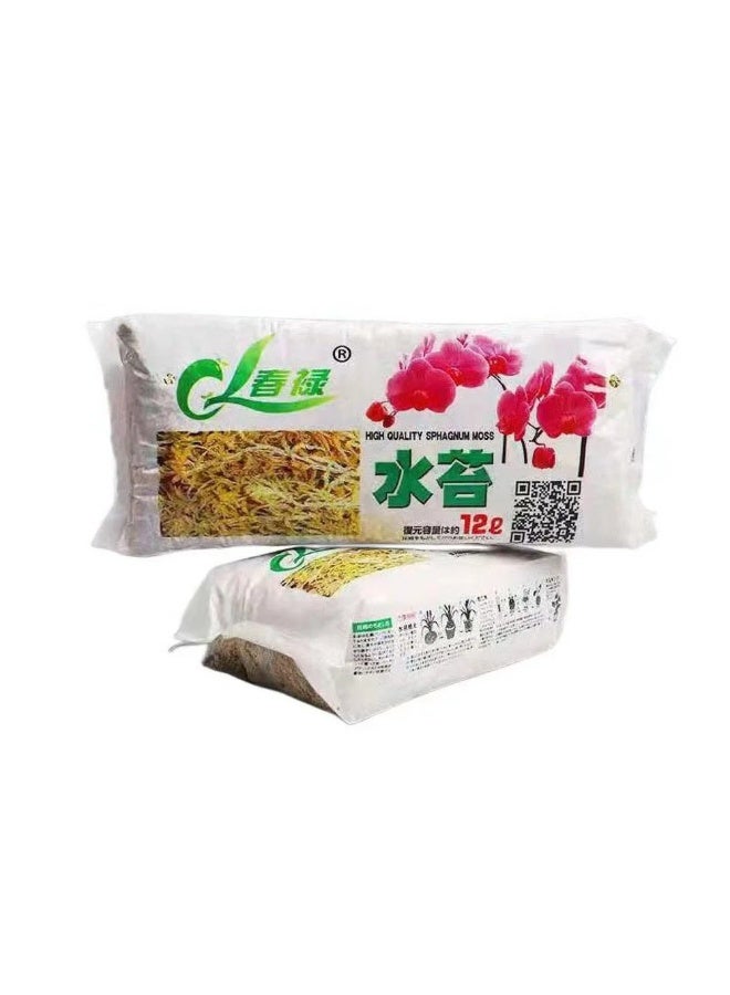 Generic 1Pack 6L Premium Long Fibered Sphagnum Moss Natural Potting Mix for Succulent, Carnivorous Plants, Orchid Plant Soil, Air Layering, Mulching, Propagation, Reptile or amphibians terrariums - Image 4