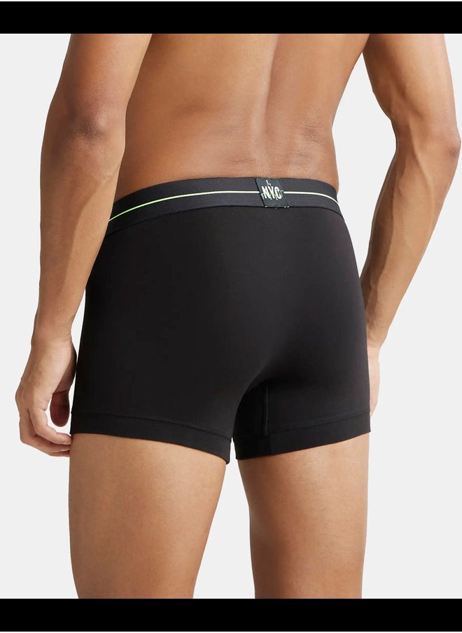 JOCKEY - Jockey NY16 Men's Super Combed Cotton Elastane Stretch Solid Trunk with Ultrasoft Waistband - Image 1