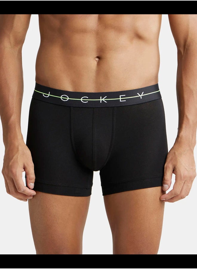JOCKEY - Jockey NY16 Men's Super Combed Cotton Elastane Stretch Solid Trunk with Ultrasoft Waistband - Image 1