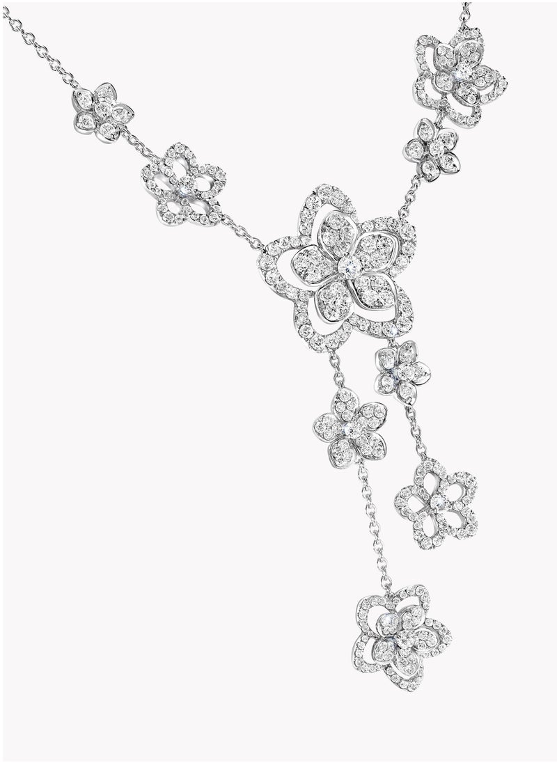 GRAFF - Wild Flower Diamond Drop Necklace - Image 1