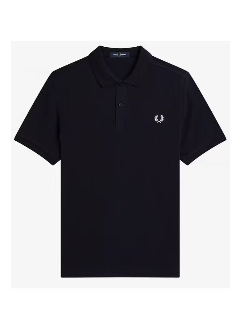 Black polo shirt, double pointed Fred Perry shirt