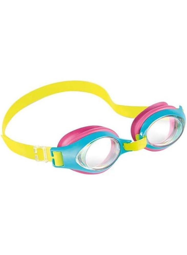 INTEX Junior Swimming Goggles - UV Protection & Anti-Fog Swim Glasses for Kids (Ages 3-8 Years), Unisex Assorted Colors - Image 5