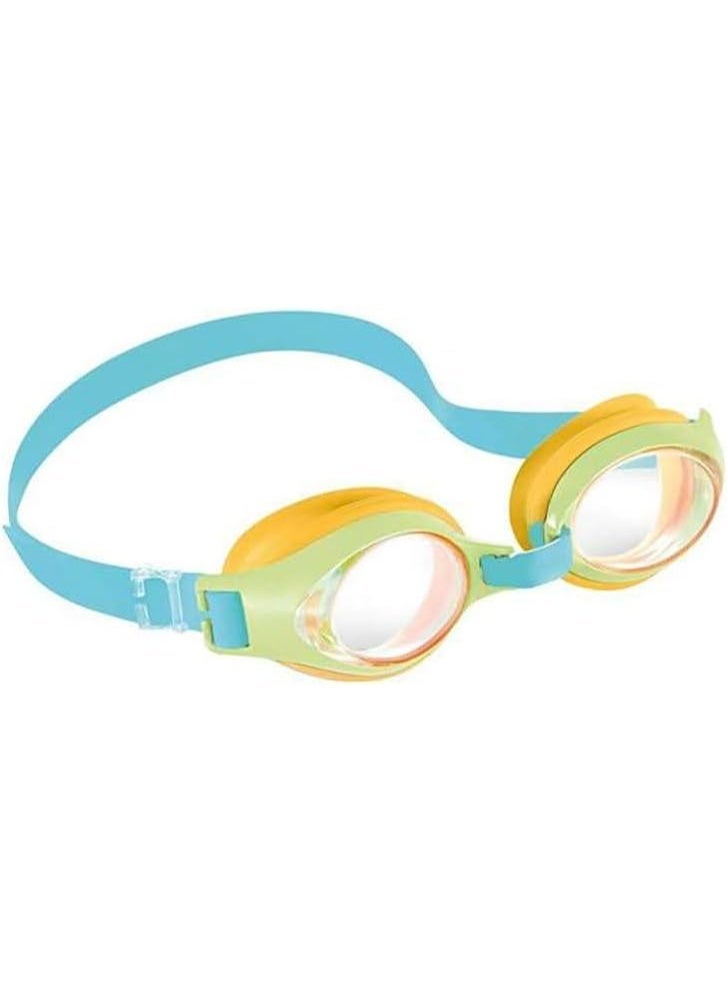 INTEX Junior Swimming Goggles - UV Protection & Anti-Fog Swim Glasses for Kids (Ages 3-8 Years), Unisex Assorted Colors - Image 4