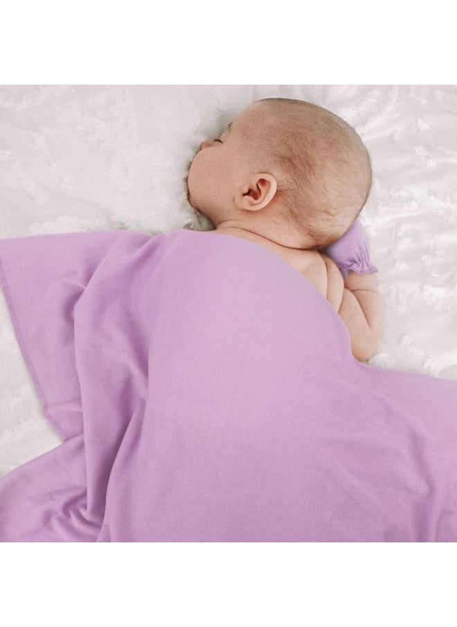 DRESHOW DRESHOW BQUBO Newborn Receiving Blanket Bow Hat Gloves Set Cotton Warm Baby Swaddle Blanket Wrap Baby Sleep Sack Shower Gift  - Image 3