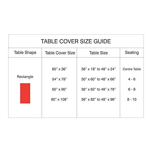 Freelance PVC Transparent Center/Centre Table Cover, Rectangle 60x36 Inch (with White Border Edge Lace) - Clear Plastic Tea Table Protector Sheet/Cloth for Living Room - Product of Meiwa, Japan - Image 2