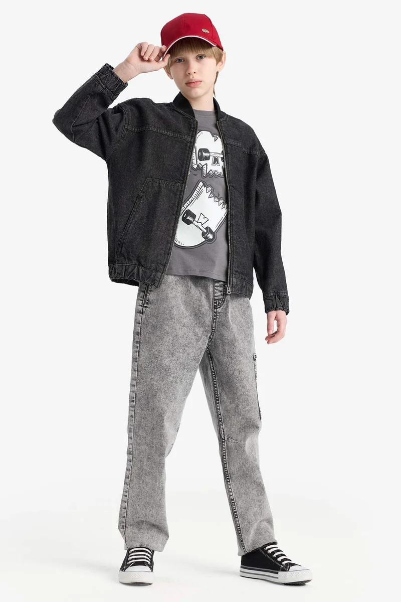 ديفاكتو Boy Elastic Banded Leg Jogger Jeans