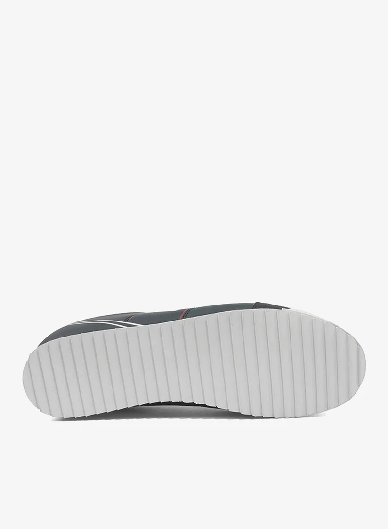 U.S. Polo Assn. Navy USPA Men's Casual Sneakers – Navy Lifestyle Shoes with Contrast Stripes | Lightweight Lace-Up Sneakers | Comfortable Everyday Walking Shoes for Men | Best Price UAE