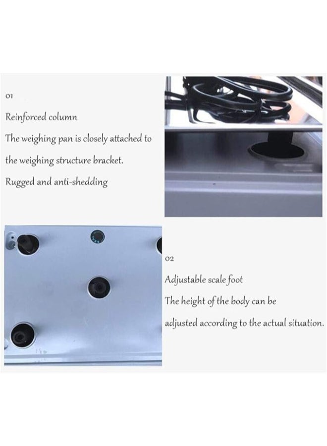 Digital Commercial Scales 40kg/1g 30kg/1g Capacity Calculate The Price Weighing Platform Scales.A-40KG/1g Black 3.5kg - Image 5