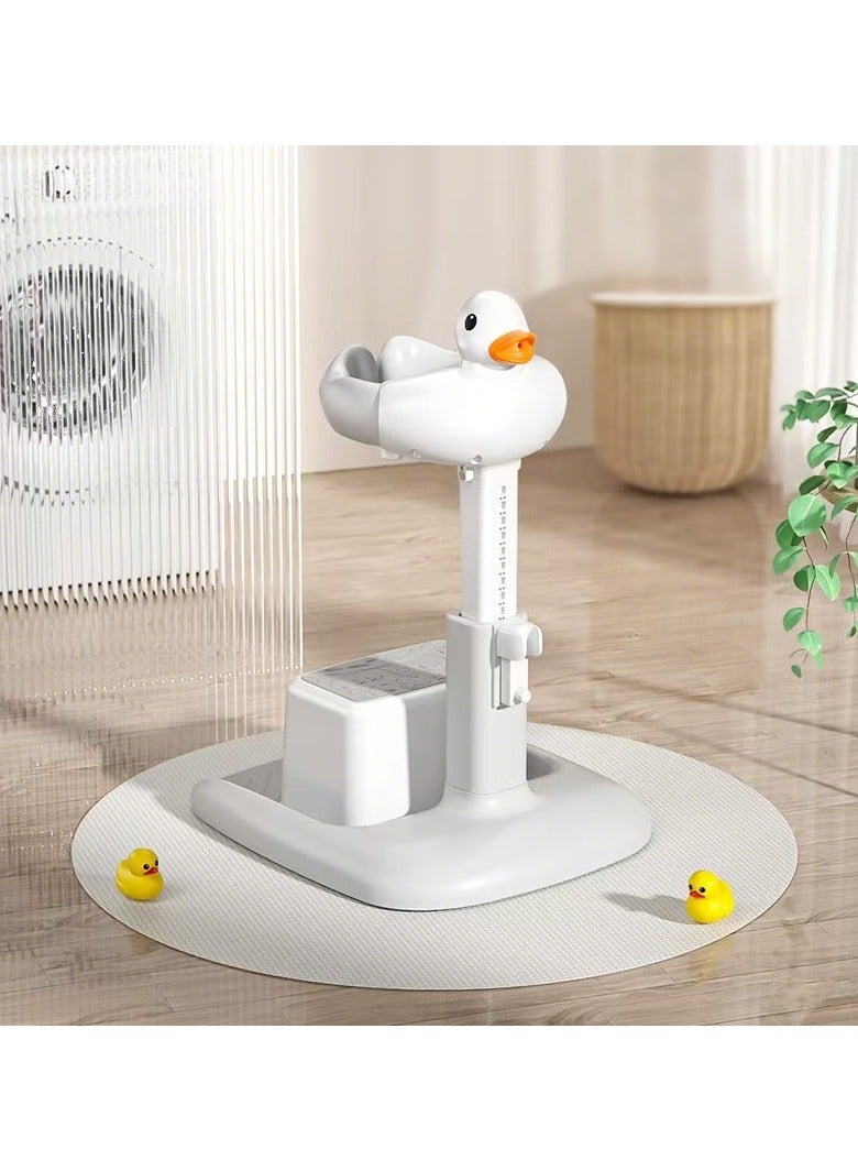 EXCLIFE Baby standing bathing table adjustable folding children's bathing artifact bath rack home non-slip children's bathing rack - Image 5