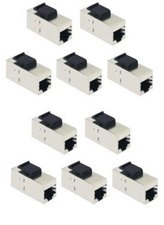 DKURVE® Ethernet CAT6 Keystone Coupler, FTP Shielded  (PACK OF 10)