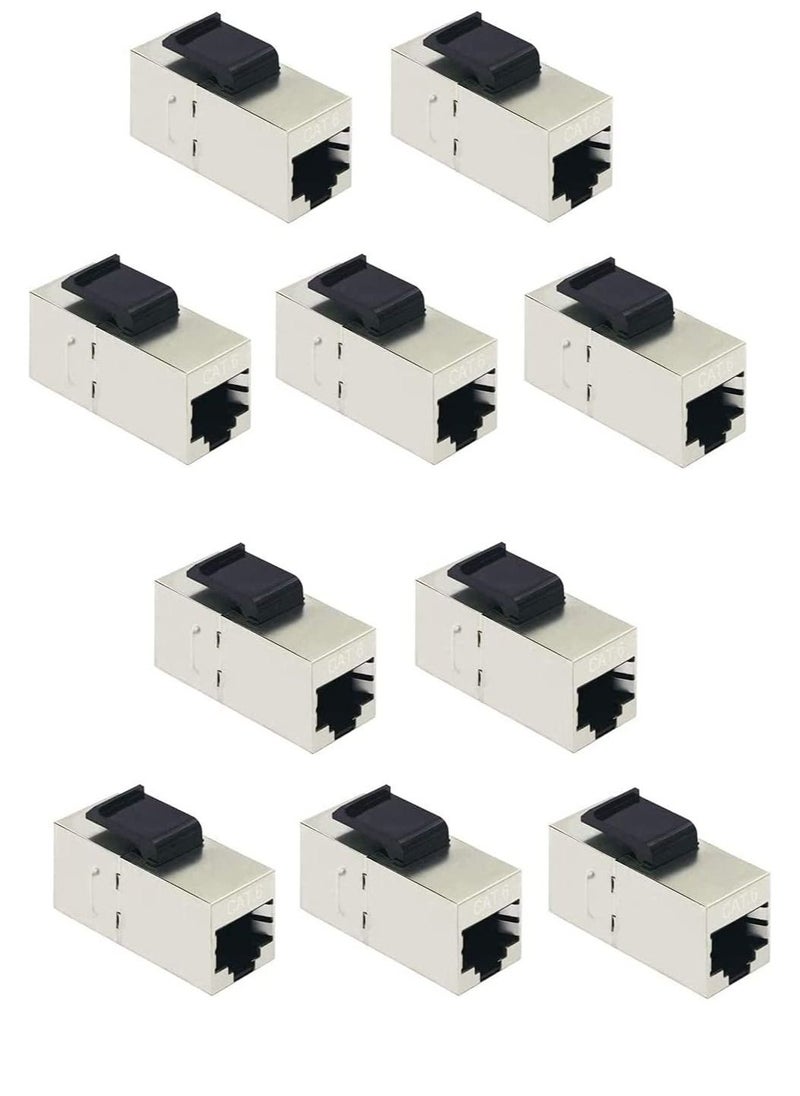 DKURVE - DKURVE® Ethernet CAT6 Keystone Coupler, FTP Shielded  (PACK OF 10) - Image 1