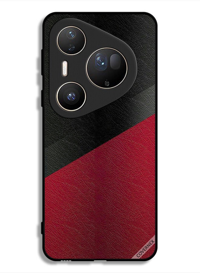 Covernex غطاء حماية فائق من هواوي Pura 80 بتصميم جلد - Image 1