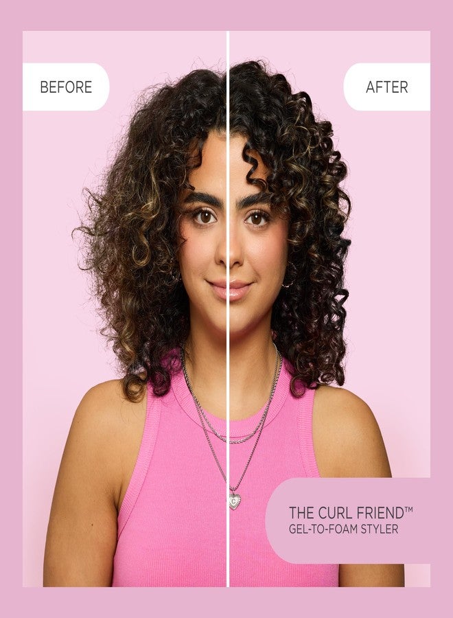 Cake Beauty Gel-to-Foam Styler, The Curl Friend - Volumizing & High Hold Gel to Foam - Flake Free Frizz Control - Infused with Coconut Oil & Shea Butter - For Curly Hair- 6.8 fl oz./ 200 mL - Image 3
