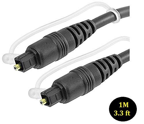 Gadget Wagon Toslink Optical Cable with Silicon Cover |2K & 4K Superior 5.1 & 7.1 Output| Digital Output (1 Meter / 3.3 Ft) - Image 2