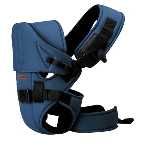 1st Step 6 in 1 Baby Carrier with 6 Carry Positions, Lumbar Support, for 4 to 18 Months Baby, Max Weight Up to 14 Kgs (Teal Blue) - Image 1