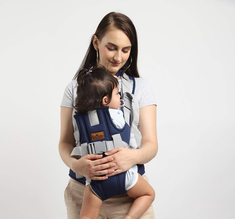 1st Step 6 in 1 Baby Carrier with 6 Carry Positions, Lumbar Support, for 4 to 18 Months Baby, Max Weight Up to 14 Kgs (Teal Blue) - Image 5