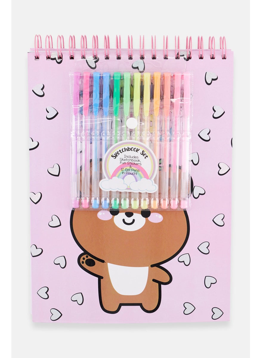 Votum Choose Happy Sketchbook With Sticker Pens, Purple - pzsku/Z685EB0E35580BA52FAFCZ/45/_/1739282982/9747e12d-98aa-4cba-b6f0-7b91909545d3