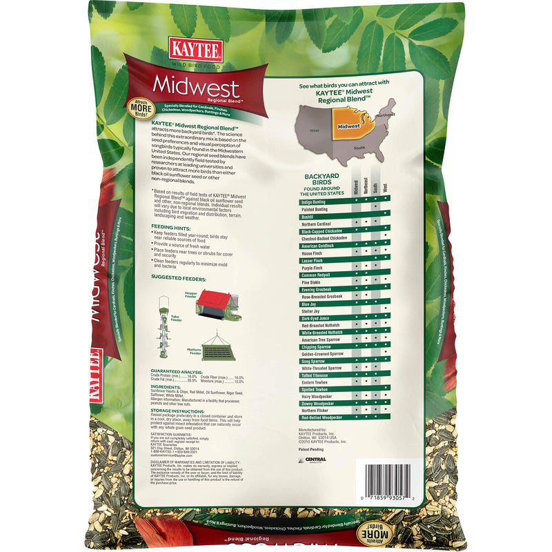Kaytee Midwest Regional Wild Bird Food, 7 Pound - Image 2