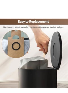 Peachjoy Replacement Dust Bags for Eufy RoboVac L35 Hybrid/L35 Hybrid+ LR30 Hybrid/LR30 Hybrid+ LR20, Auto-Empty Station, Vacuum Cleaner Automatic Airclean Dirt Disposal Bags Accessory Part (8 Packs)  - Image 3