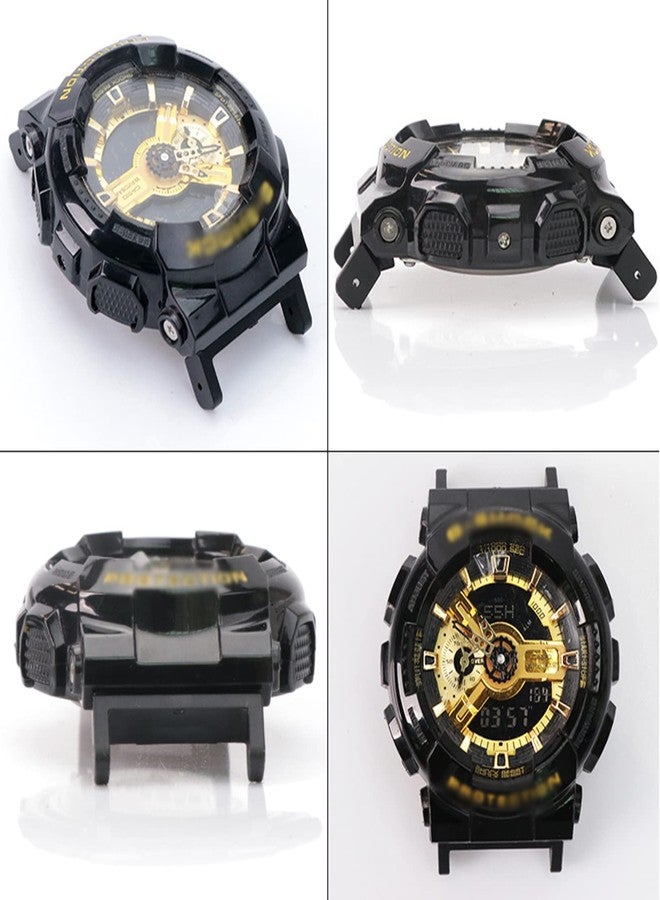 LIJINLAN Hard ABS Adapter Convert 16mm to 22mm Band Connection Adapter Fit for Casio G-Shock DW5600/GW5610/DW9052/GDF-100/GD110/GD120/GA100/GBX110 Accessory (ABS,Black) - Image 4