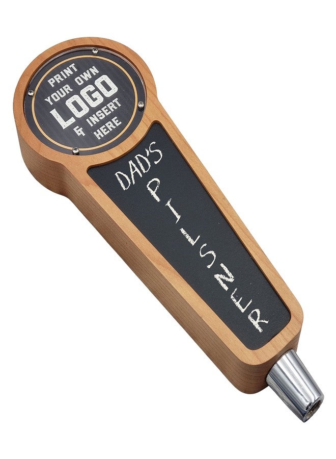 مقبض صنبور بيرة من Custom Brew Gear بتصميم سبورة طباشيرية وشعار قابل للتغيير - مقبض صنبور Cherry-Keg - Image 1