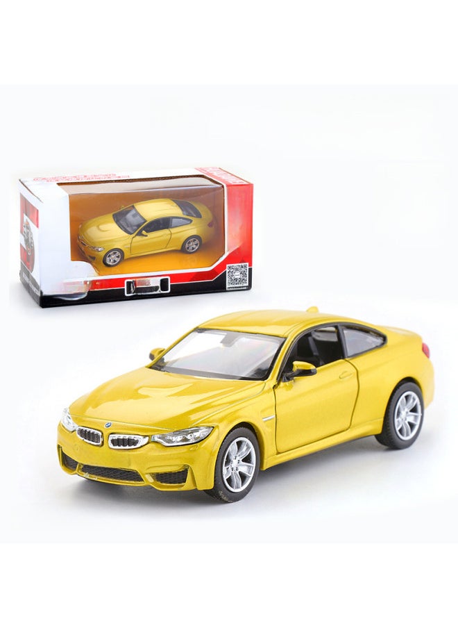 Generic Boxed Marco, 1:36 Simulation Dodge Rambo Land Rover Audi Alloy Car Model Children's Back Run-Color:049-Porsche McCann-Green  - Image 4