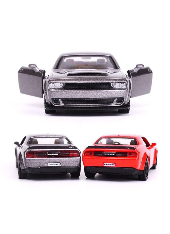 Generic Boxed Marco, 1:36 Simulation Dodge Rambo Land Rover Audi Alloy Car Model Children's Back Run-Color:049-Porsche McCann-Green  - Image 5