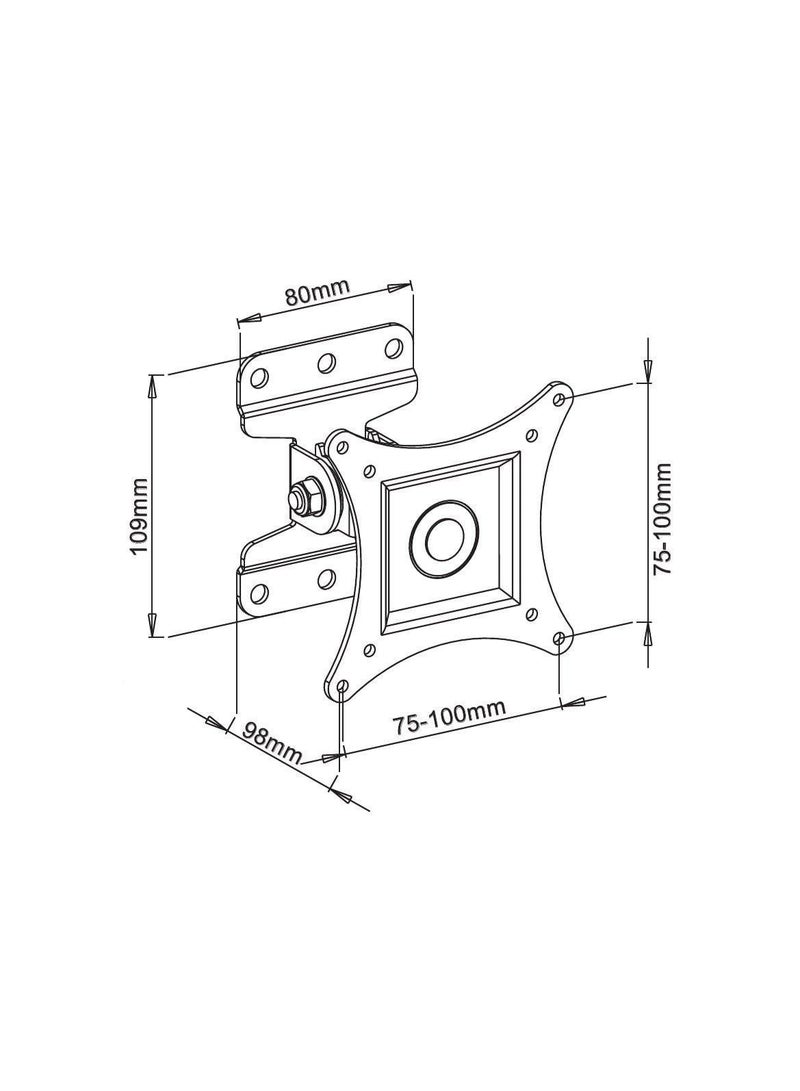 iview LCD-LS-4012 WALL BRACKET FOR 12"22 LCD SCREEN - Image 2