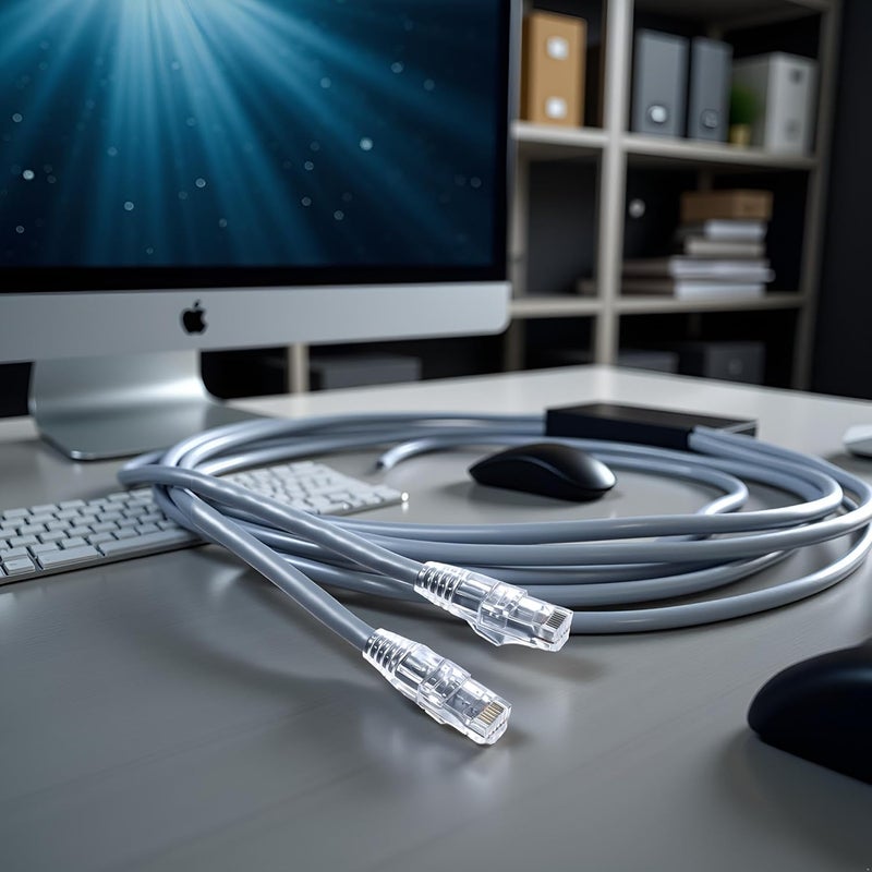 SETH ENTERPRISES 40 Meter Cat6 Copper Ethernet Patch Cables Short Server Cables | LAN Wires for Network Cabinets, Patch Panels & Server Racks | RJ45 Networking Cords Speed Upto 1024Mbps - Image 3