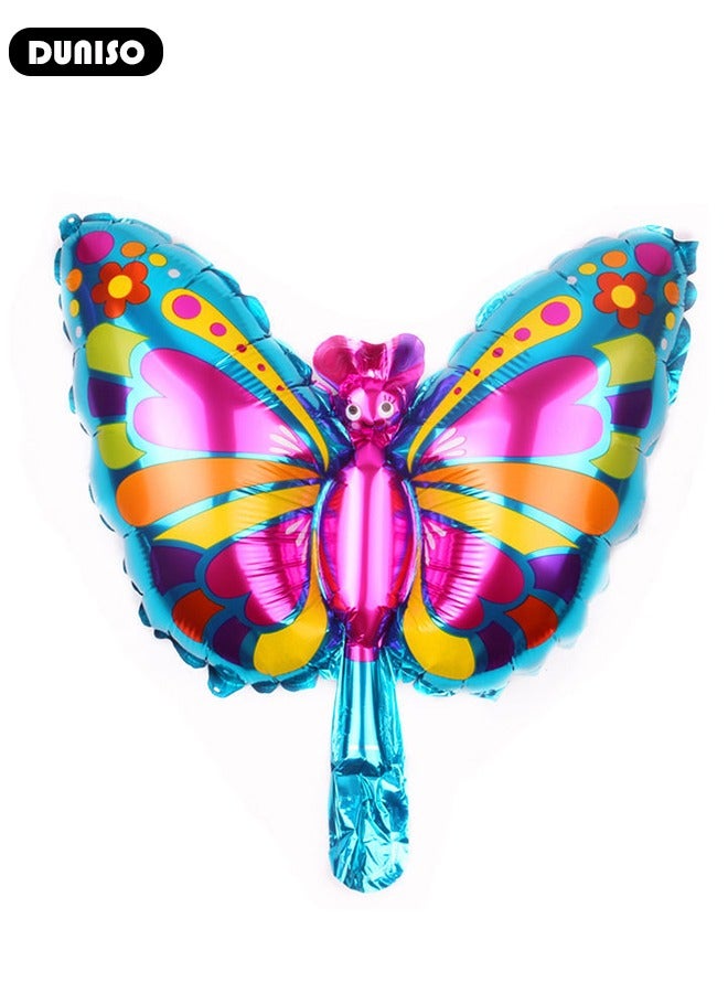 DUNISO طقم قوس بالونات باستيل، 158 قطعة بالونات لحفلة عيد الميلاد، زينة فراشة، زينة عيد ميلاد عباد الشمس، قوس بالونات عيد ميلاد سعيد للفتيات، زينة حفلة استحمام الأطفال، زينة حفلة التخرج - Image 5