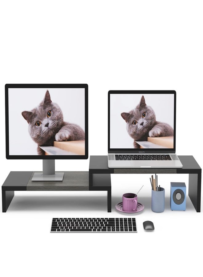 ويستري WESTREE Dual Monitor Stand Riser 2 SHELF