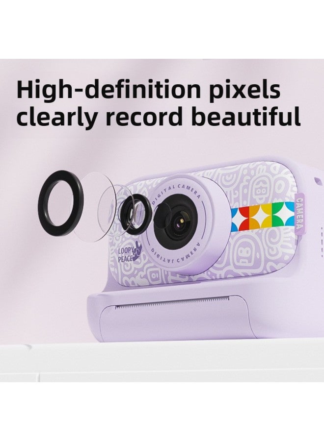 Generic Explosions Children's Camera Photographable Printable Toy HD Polaroid Digital Camera Direct Sales-Color:Print Paper White 3 Rolls  - Image 3