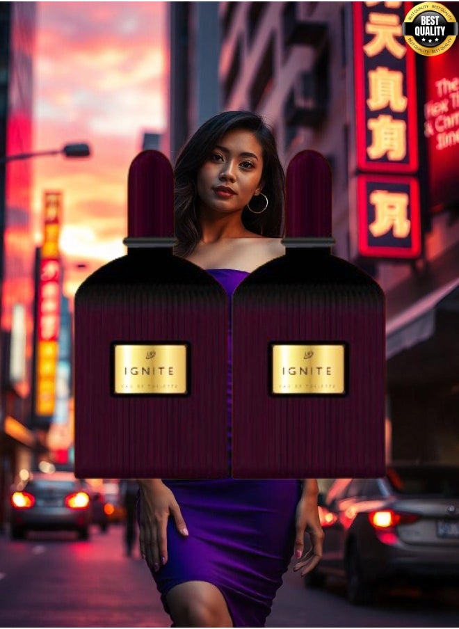 يو إف 2 قطع عطر إجنايت 100 مل  - Image 1