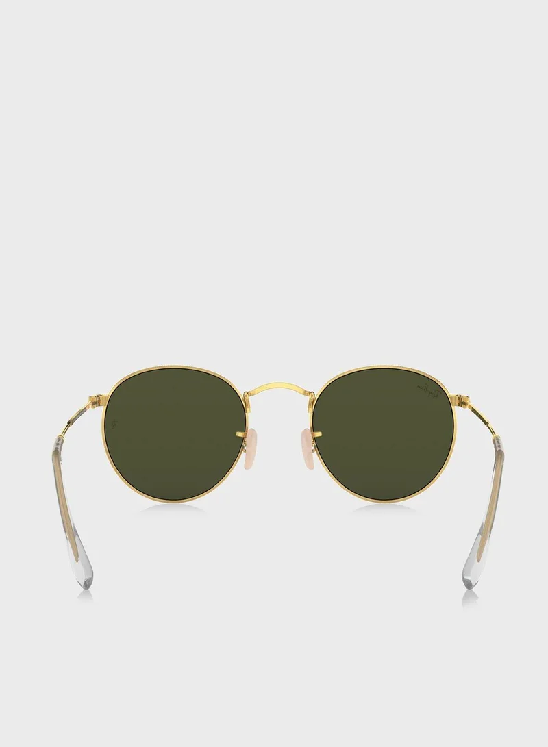 Ray-Ban  0Rb3447 Round Metal Sunglasses  | Best Price UAE