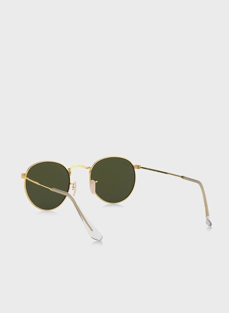 Ray-Ban  0Rb3447 Round Metal Sunglasses  | Best Price UAE