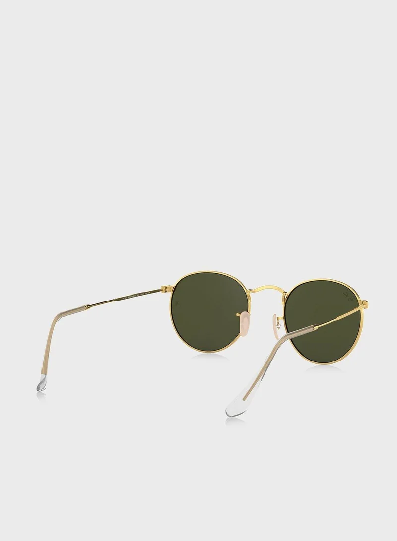 Ray-Ban  0Rb3447 Round Metal Sunglasses  | Best Price UAE