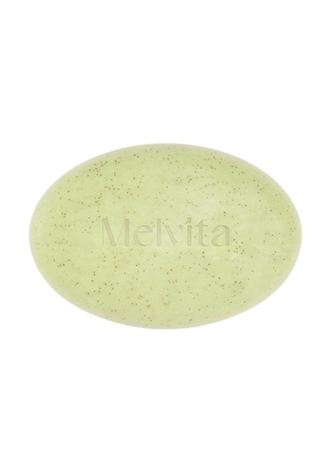 Melvita L’Or Végétal Softening Exfoliating Soap 125g - Image 1