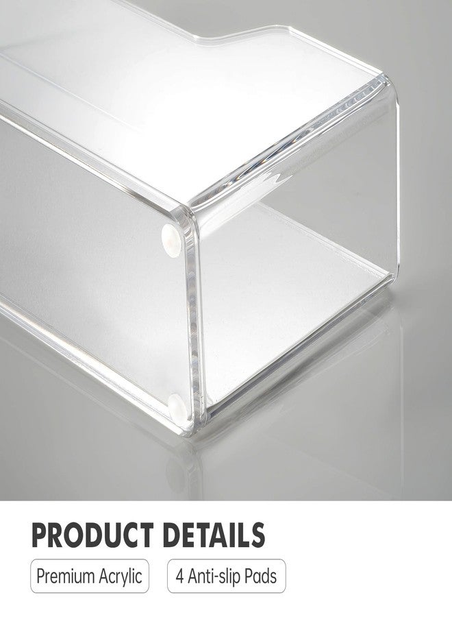 Kordory Acrylic Guest Towel Holder for Bathroom, Clear Waterproof Splashing Vertical Napkin Holder for Kitchen, Disposable Hand Towel Holder, Modern Dining Table Napkin Tray for Home, Hotel, Office - Image 5