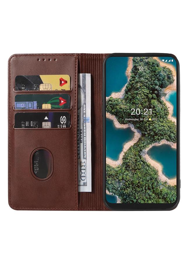 S-TOP Case For Nokia X20 / X10 Magnetic Closure Leather Phone Case - Image 3
