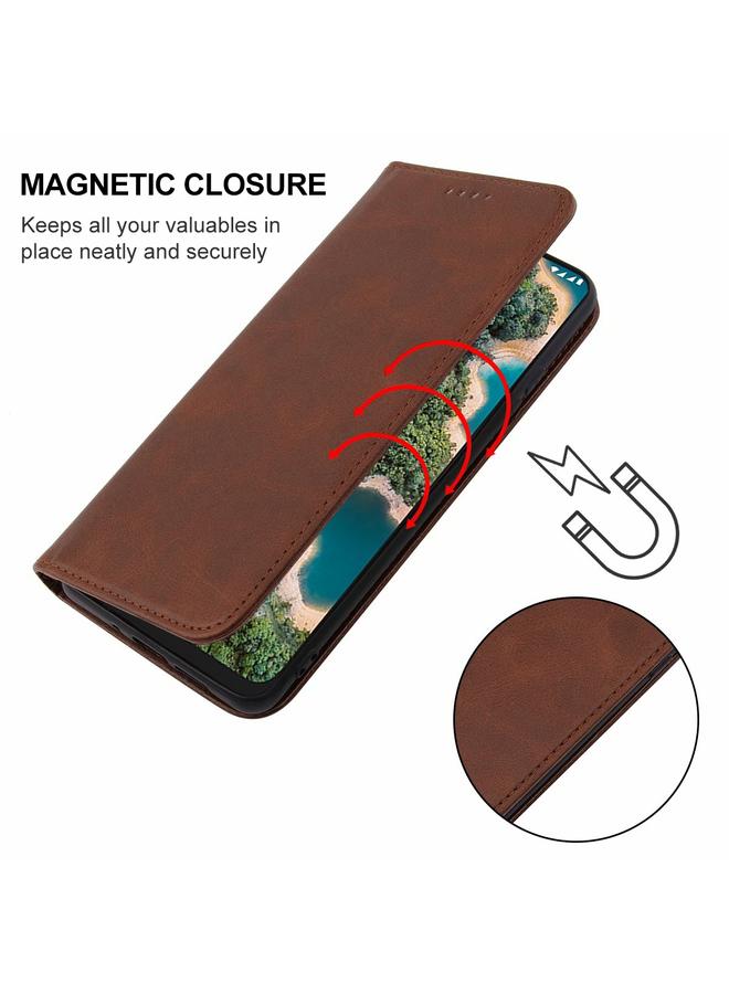 S-TOP Case For Nokia X20 / X10 Magnetic Closure Leather Phone Case - Image 5
