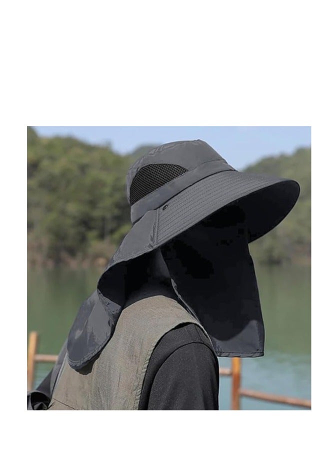 DIOTTI Sun Hats for Men Women Fishing Hat  Wide Brim Bucket Hats - Image 2