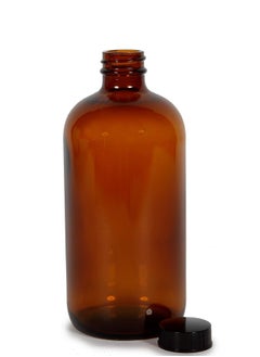 Vivaplex Vivaplex, 12, Amber, 16 oz Glass Bottles, with Lids  - Image 5